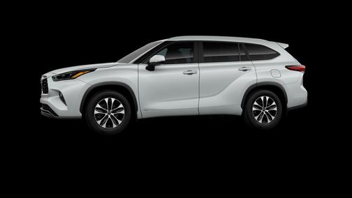Wind Chill Pearl 2026 Toyota Highlander Hybrid XLE