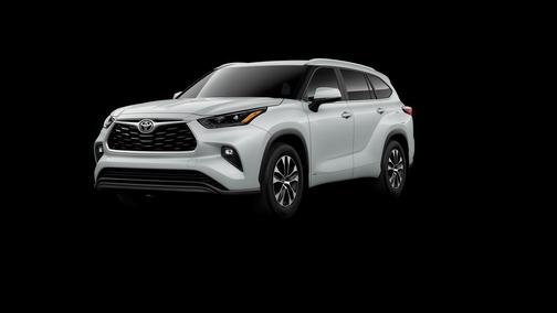 Wind Chill Pearl 2026 Toyota Highlander Hybrid XLE