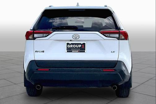 Super White 2021 Toyota RAV4 LE