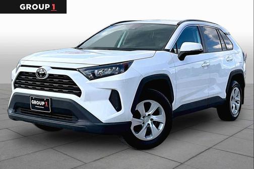Super White 2021 Toyota RAV4 LE