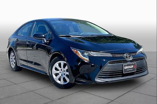 Midnight Black Metallic 2023 Toyota Corolla LE