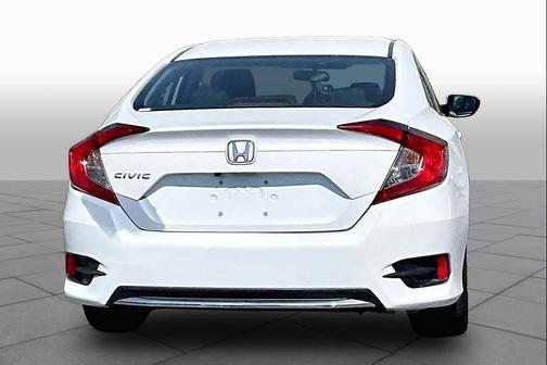 Platinum White Pearl 2021 Honda Civic LX