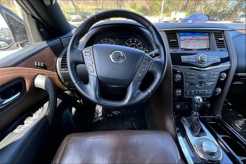 Pearl White Tricoat 2019 Nissan Armada Platinum