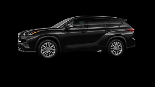 Midnight Black Metallic 2026 Toyota Highlander Platinum