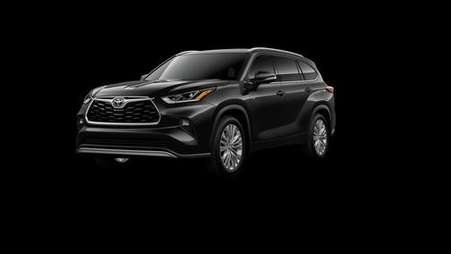 Midnight Black Metallic 2026 Toyota Highlander Platinum