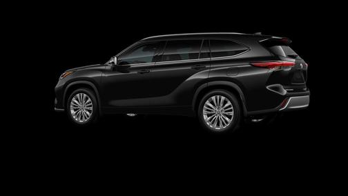 Midnight Black Metallic 2026 Toyota Highlander Platinum