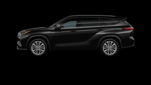 Midnight Black Metallic 2026 Toyota Highlander Platinum
