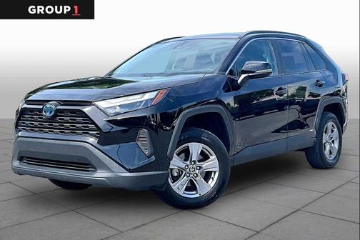 Midnight Black Metallic 2024 Toyota RAV4 Hybrid XLE