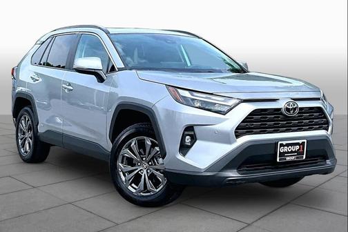 Silver Sky Metallic 2025 Toyota RAV4 Hybrid XLE Premium