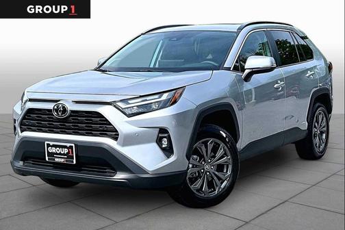 Silver Sky Metallic 2025 Toyota RAV4 Hybrid XLE Premium