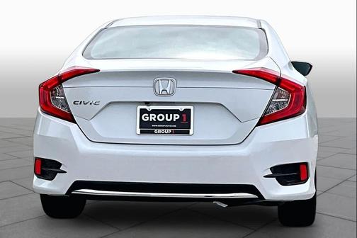 Platinum White Pearl 2020 Honda Civic LX