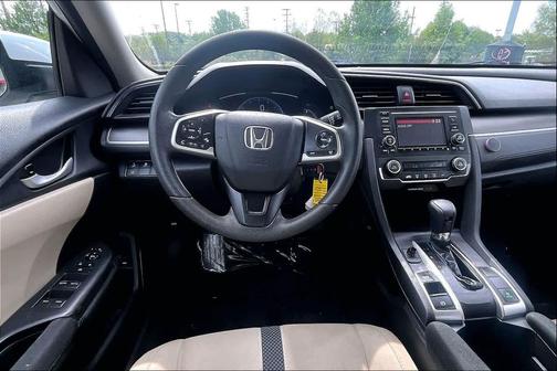 Platinum White Pearl 2020 Honda Civic LX