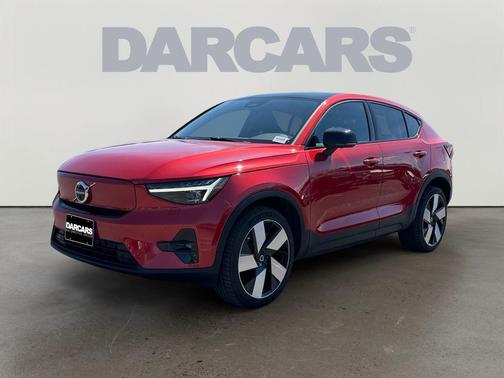 Fusion Red Metallic 2023 Volvo C40 Recharge Pure Electric Twin Ultimate