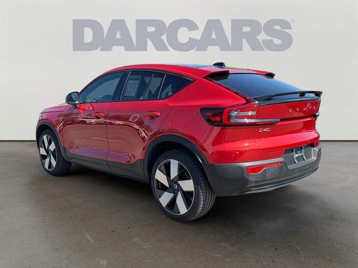 Fusion Red Metallic 2023 Volvo C40 Recharge Pure Electric Twin Ultimate