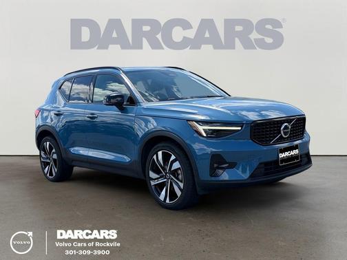 Blue Metallic 2023 Volvo XC40 B5 Ultimate Dark Theme