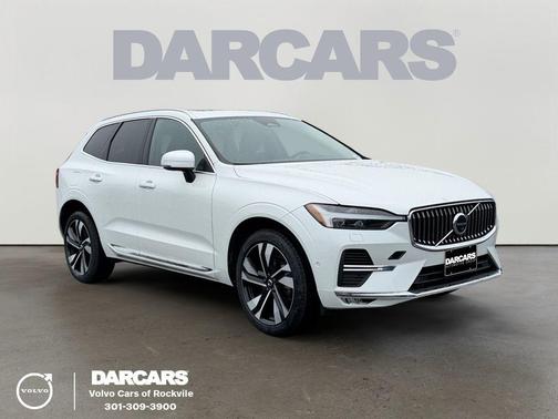 Crystal White 2023 Volvo XC60 B5 Plus Bright Theme