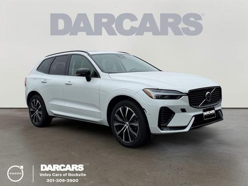 Crystal White 2023 Volvo XC60 B5 Ultimate Dark Theme