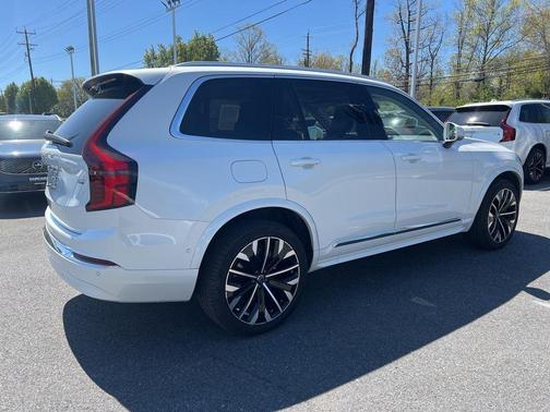 Crystal White 2025 Volvo XC90 Plug-In Hybrid T8 Plus 7-Seater