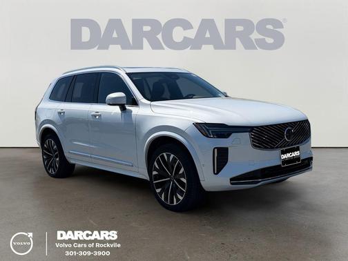 Crystal White 2025 Volvo XC90 B6 Plus 7-Seater