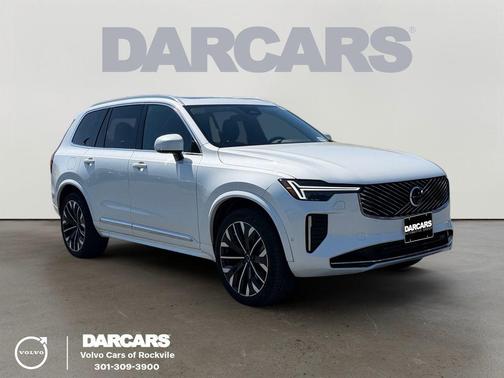 Crystal White 2025 Volvo XC90 Plug-In Hybrid T8 Plus 7-Seater