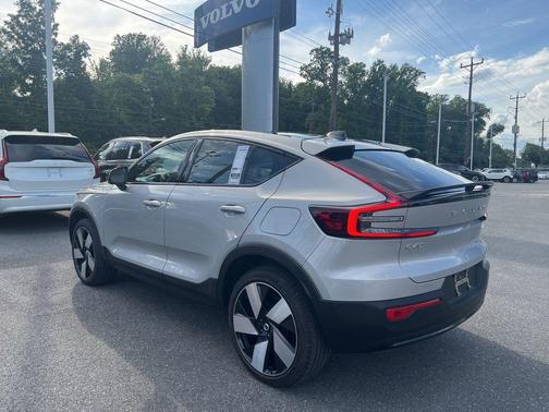 Silver 2024 Volvo C40 Recharge Pure Electric Twin Ultimate