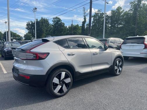 Silver 2024 Volvo C40 Recharge Pure Electric Twin Ultimate