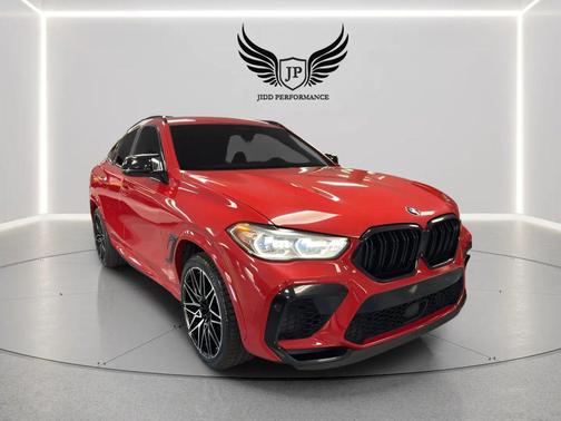Red 2020 BMW X6 M Competition
