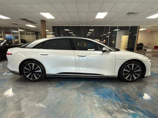 Stellar White 2022 Lucid Air Grand Touring