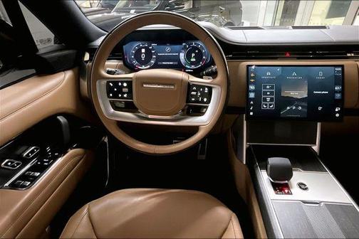 Santorini Black Metallic 2025 Land Rover Range Rover P550e Autobiography