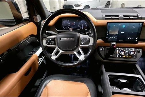 Santorini Black Metallic 2023 Land Rover Defender 130 X-Dynamic SE