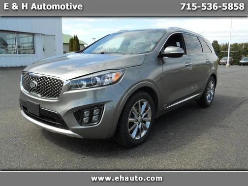 Gray 2016 Kia Sorento SXL