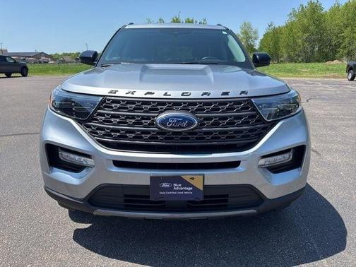 Iconic Silver Metallic 2022 Ford Explorer XLT