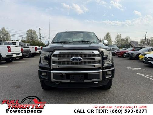 Shadow Black 2016 Ford F-150 Platinum