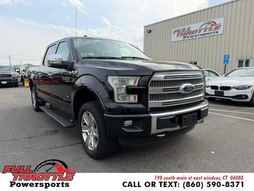 Shadow Black 2016 Ford F-150 Platinum