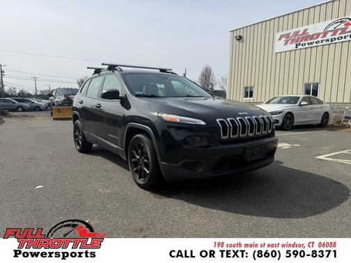 Brilliant Black Crystal Pearlcoat 2015 Jeep Cherokee Sport