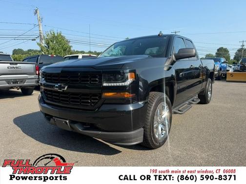 Black 2018 Chevrolet Silverado 1500 Custom