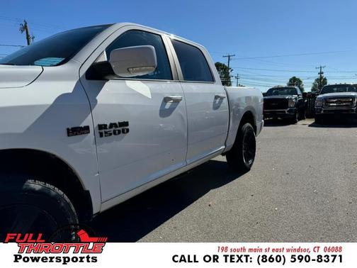 Bright White Clearcoat 2017 RAM 1500 Night Crew Cab 4x4 5'7' Box