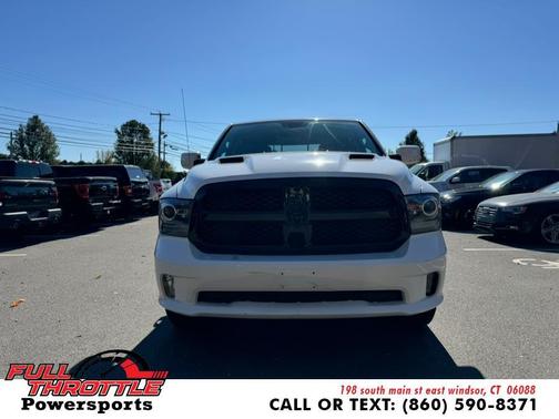 Bright White Clearcoat 2017 RAM 1500 Night Crew Cab 4x4 5'7' Box
