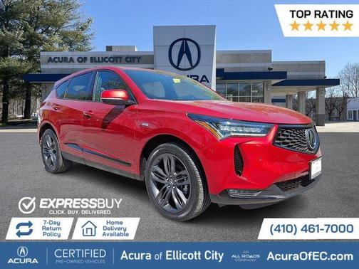 Red 2023 Acura RDX A-Spec