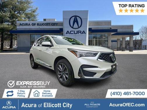 White Diamond Pearl 2019 Acura RDX Technology Package
