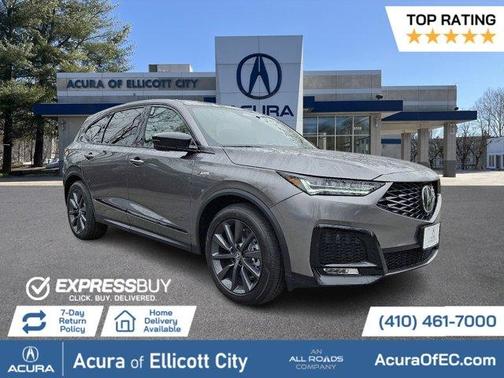 Liquid Carbon Metallic 2026 Acura MDX A-Spec