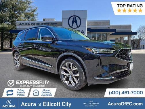 Majestic Black Pearl 2023 Acura MDX Technology