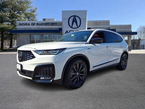 Platinum White Pearl 2026 Acura MDX A-Spec