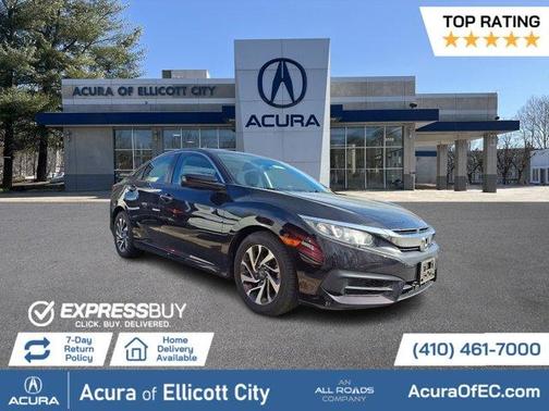 Crystal Black Pearl 2016 Honda Civic EX