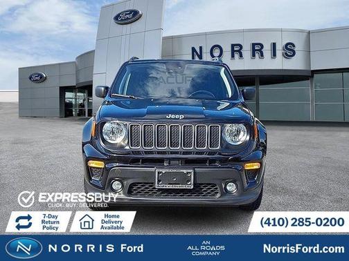 Black Clearcoat 2022 Jeep Renegade Latitude