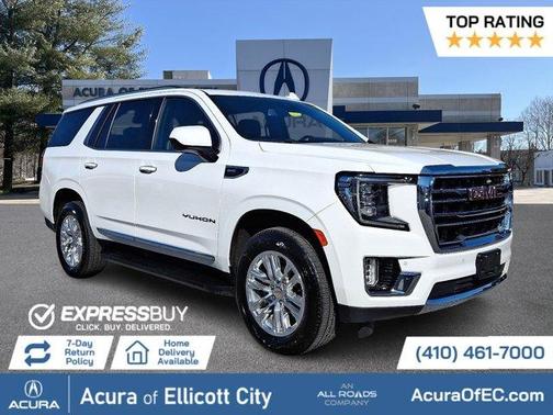 Summit White 2024 GMC Yukon SLT