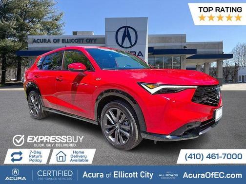 Milano Red 2025 Acura ADX A-Spec
