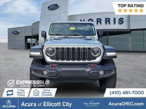 Silver Zynith Clearcoat 2024 Jeep Wrangler Rubicon