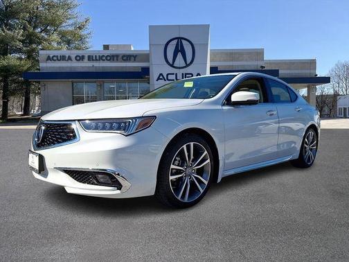 Platinum White Pearl 2019 Acura TLX V6 Advance