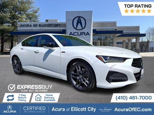 Platinum White Pearl 2025 Acura TLX A-Spec